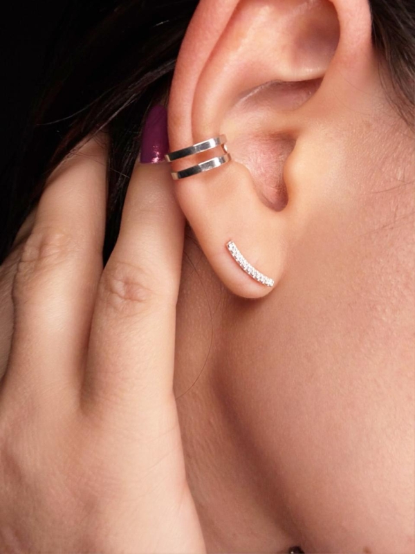 EAR CUFF CRAVEJADO PEQUENO - Image 2