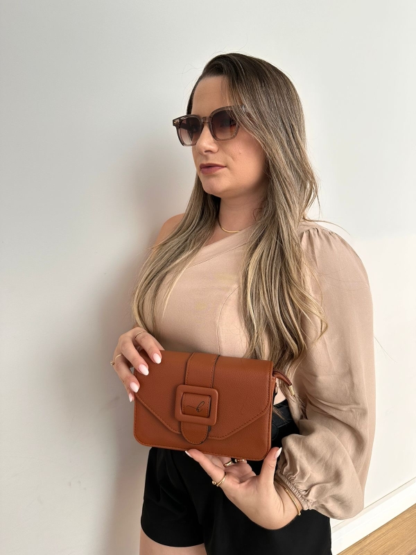 BOLSA CARAMELO FIVELA - Image 2