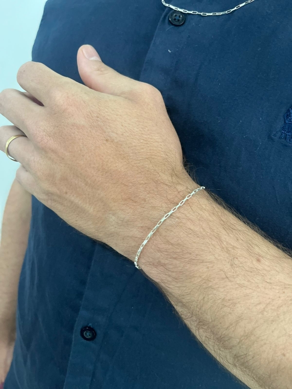 PULSEIRA MASCULINA ELO FINO